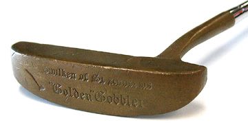 RARE Swilken of St. Andrews Golden Gobbler Putter 35  