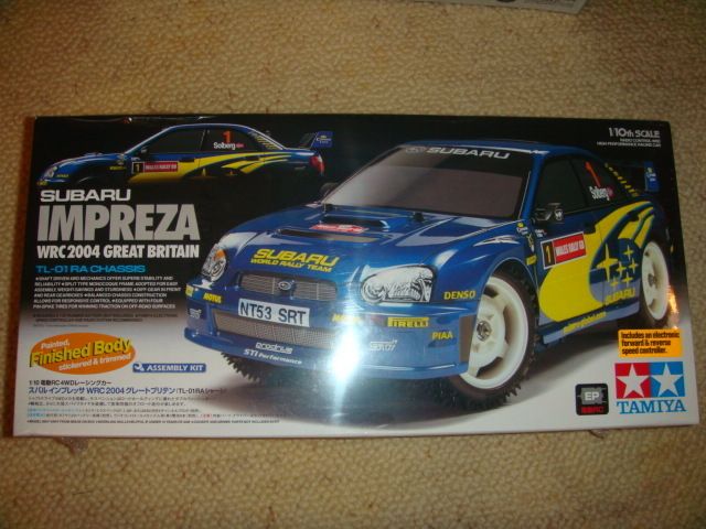 TAMIYA 49352 SUBARU IMPREZA WRC 2004 GREAT BRITAIN NIB  