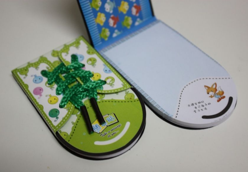 1pc Shoe Shape Sticky Note, Memo Pad, Paper Pad  