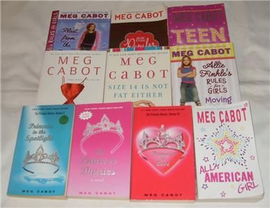 HUGE set of 10 Meg Cabot books Princess Diaries+  