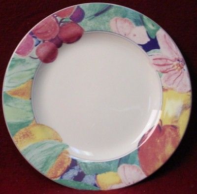 MIKASA china EXOTIC GARDEN CAK26 pattern BREAD PLATE  