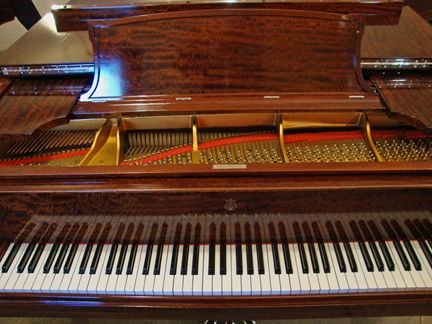 Steinway Grand 1917 C 75 African Sapele Art Case  