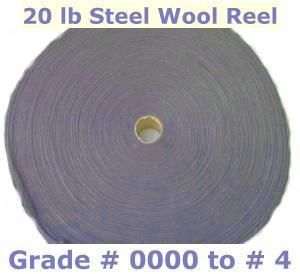 20 lb Steel Wool Reels # 1 Medium  