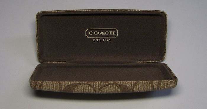 you are looking at a pair of very elegant coach eyeglasses these 