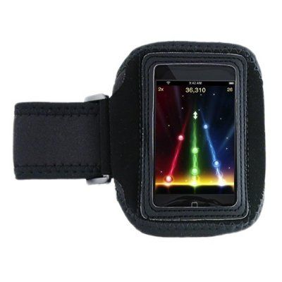 Black Exercise Sport Armband for iPod Touch 4 4th Gen  