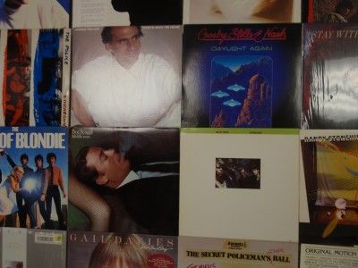 80S ROCK, POP, NEW WAVE (54) LP COLLECTION LOT VINYL ALBUM  