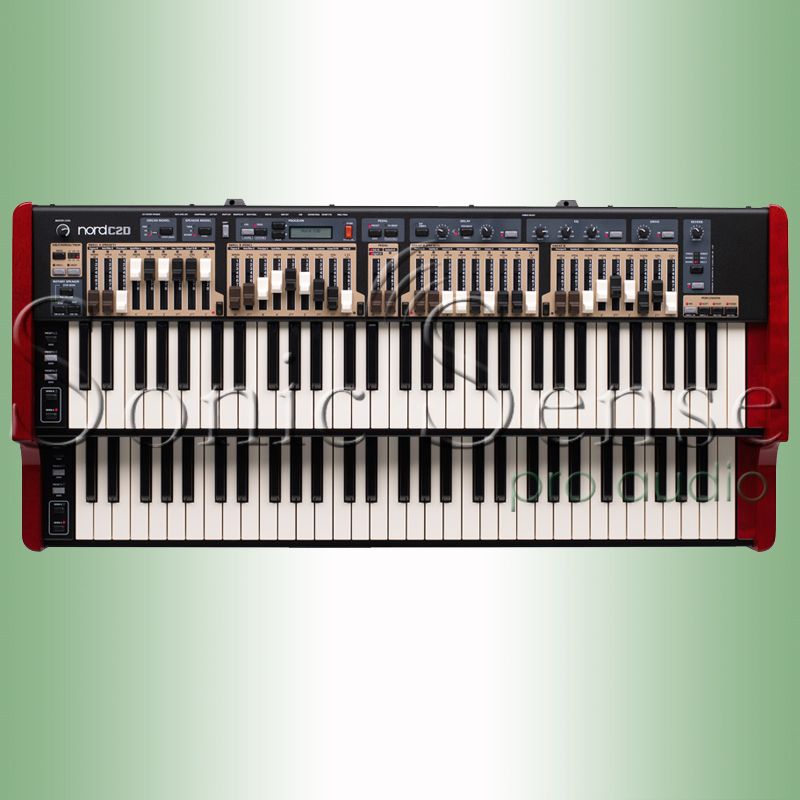 Nord C2D 61 Key Combo Organ Dual Keyboard Drawbar Extended Warranty 
