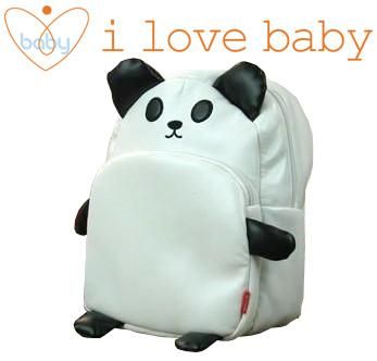 Linda White Panda Baby Kindergarten School Bag Backpack  