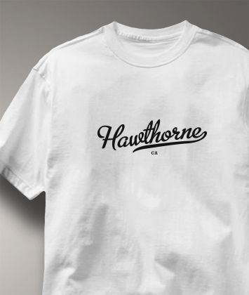 Hawthorne California CA METRO Hometown Souv T Shirt XL  