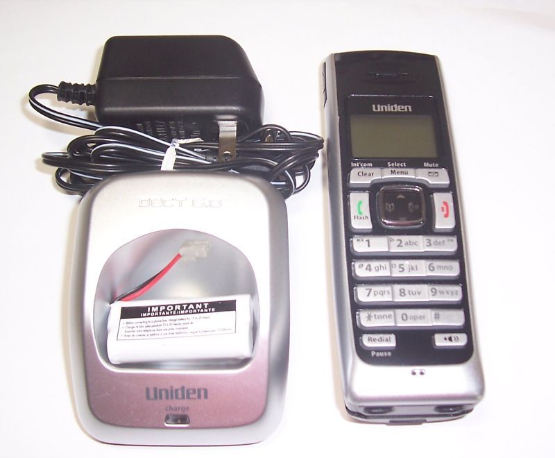 CORDLESS UNIDEN HANDSET DECT2080 5 BLACK  