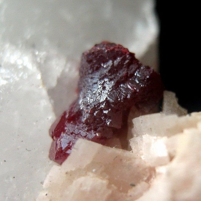 Red Cinnabar Crystal on Dolomite cbgz2ie1369  