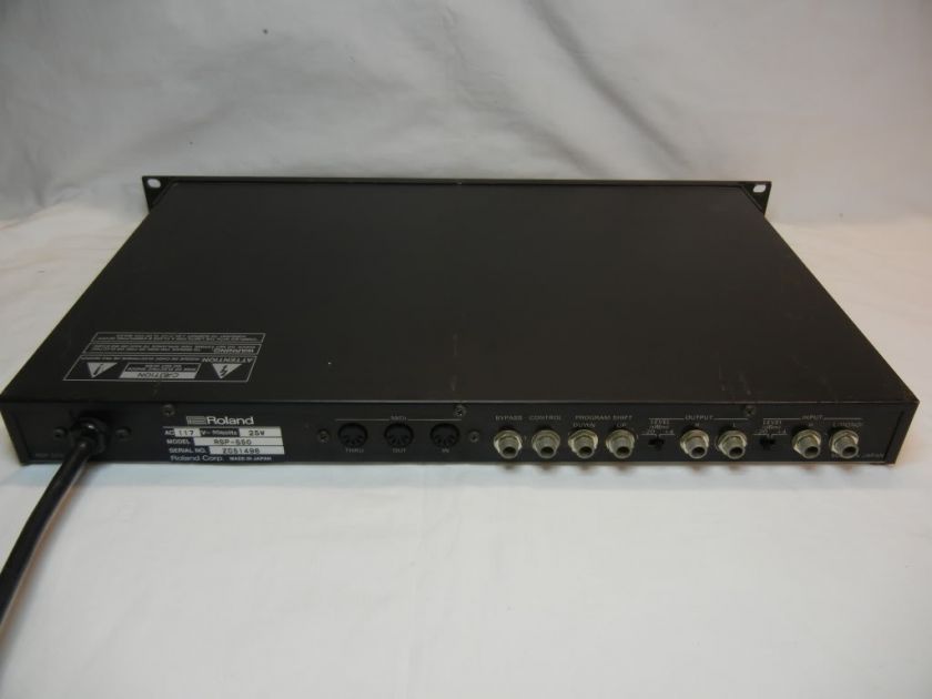 ROLAND RSP550 CLASSIC STEREO SIGNAL PROCESSOR LQQK  