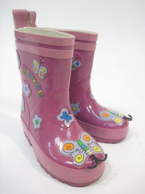 Lot 2 Girls DESIGNER Shearling KIDORABLE Rainboots  