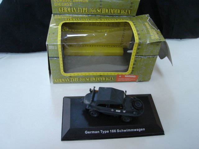 Classic Armour Die cast German Type 166 Schwimmwagen  