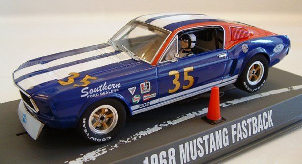 Pioneer P030 68 Ford Mustang SFD Team #35 Slot Car  