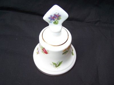 Countess Floral Fine Bone China Bell England ~NICE~  