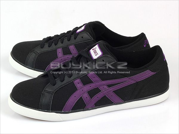 Asics Court Tempo CV Black/Purple Classic Unisex Low Canvas 2011 