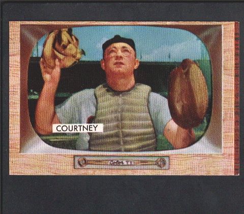 1955 BOWMAN Baseball #34 CLINT COURTNEYNRMT  