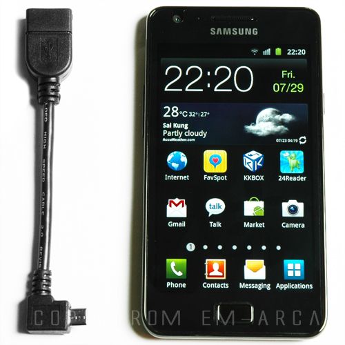 Micro USB Host Cable for Nokia N810 OTG on the go N 810  