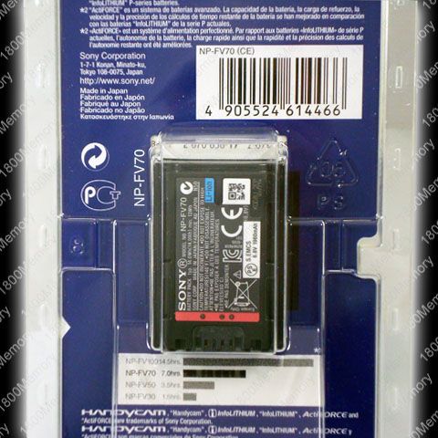 GENUINE SONY NP FV70 Handycam Battery NPFV70 NP FH70  