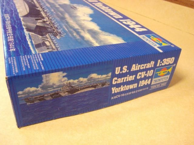 350 Scale TRUMPETER ** CV 10 YORKTOWN 1944 CARRIER ** PLASTIC MODEL 