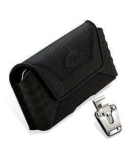 Rugged QX Large Black Heavy Duty Holster Pouch for Apple Iphone 4G 4GS 