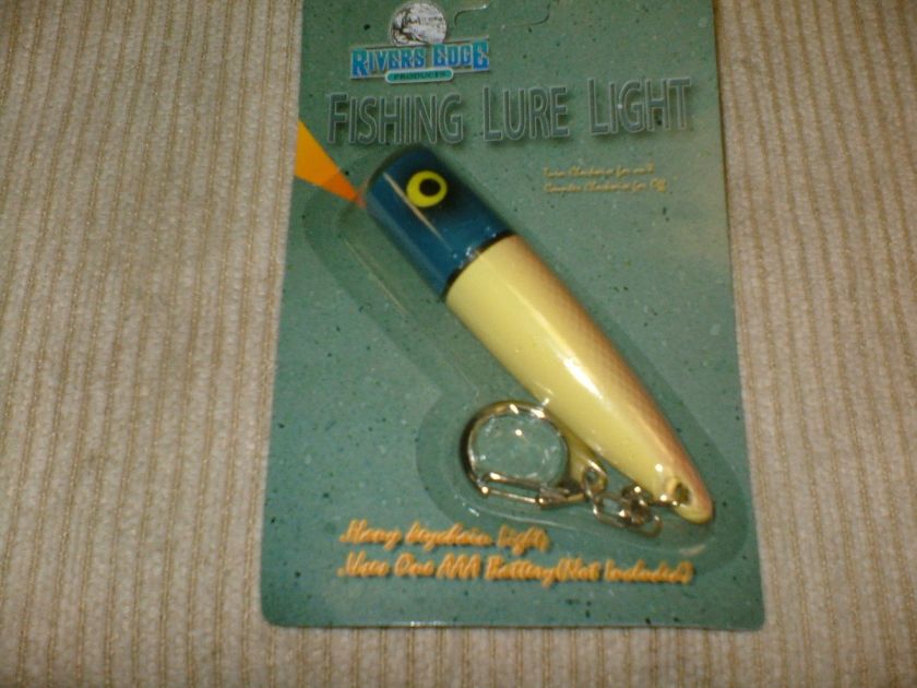 Rivers Edge Fishing Lure Light Keychain  