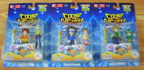 Bandai DIGIMON Izzy Matt Tai etc. 6 Character Figures New  