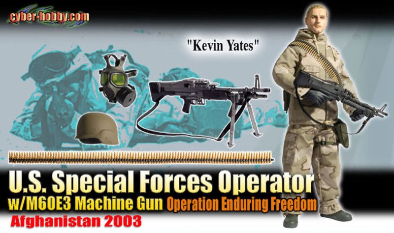 Dragon 1/6 scale CH US Special Forces Kevin Yates M60  