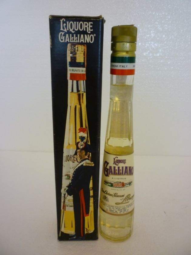   LIQUEUR 200 ML ITALY ITALIAN SOLARO LIVORNO VINTAGE BOTTLE BOX  