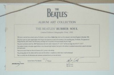 THE BEATLES ART SIGNED LITHOGRAPH COLLECTION   LITHO  