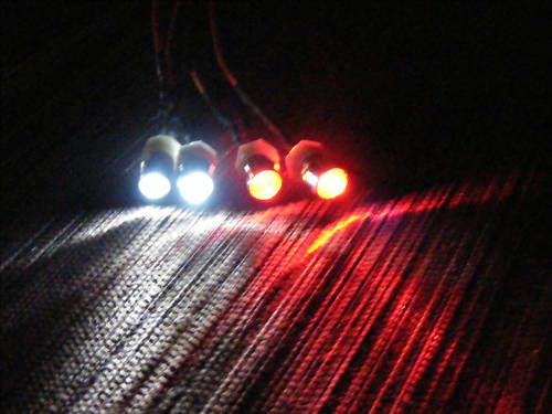 RC LED LIGHT KIT 2 WHITE 2 RED BUY 3 SETS GET 1 FREE  