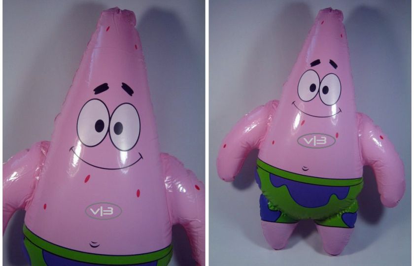 Spongebob PATRICK Figure Doll INFLATABLE Blow Up Toys Party Favor 