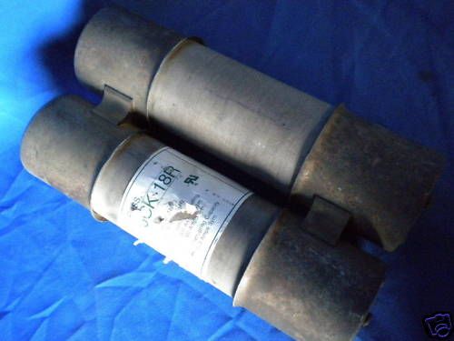 COOPER BUSS JCK 18R 2.54 KV 390 AMP DOUBLE BARREL FUSE  