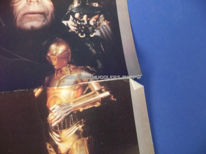 STAR WARS VINTAGE 1983 ROTJ Star Wars Forever Mail In Poster  