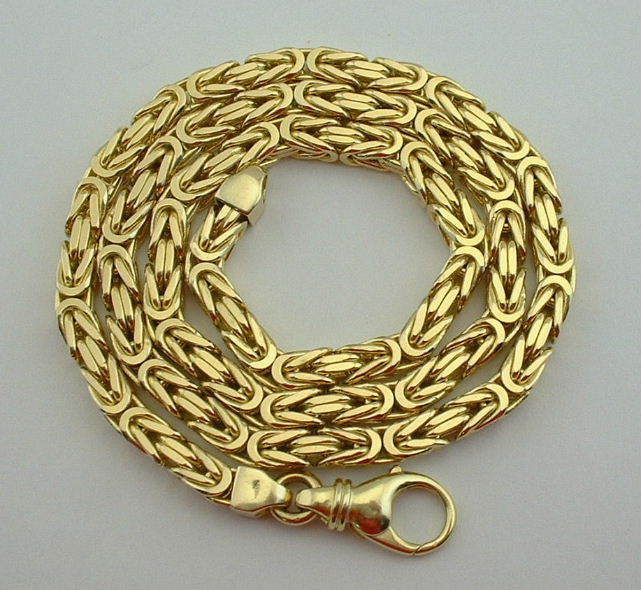   Italian BYZANTINE Link Necklace 22 106.85 g w/ AGS APPRAISAL $16,578