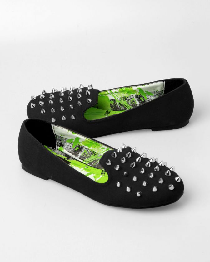 Abbey Dawn X Iron Fist Avril Lavigne Rockstar Studded Loafers  