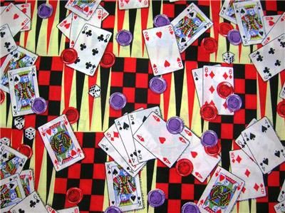 New Gambling Fabric BTY Cards Poker Chips  