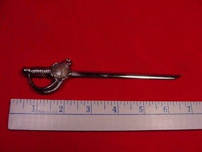 USS ALABAMA NAVAL MILITARY HISTORY Vntg Letter Opener  