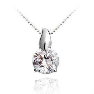   Arrows Swiss stone Necklace E 1.87Carat + Free Beautiful Gift  