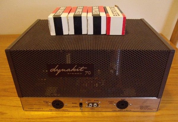 ORIGINAL DYNACO ST70 STEREO EL34 AMPLIFIER ORIGINAL BLACK CATS AND 