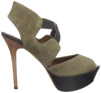 NIB Womens Shoes Sam Edelman NOURA Platform Heels Pumps Sandals Moss 