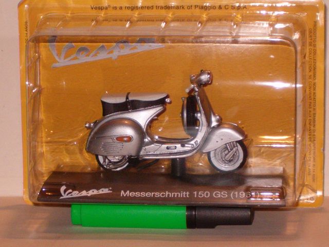 DIECAST MOTORCICLE VESPA PIAGGIO MESSERSCHMITT 150 GS  