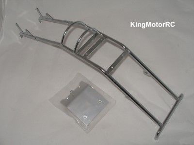 New KM Chrome Steel Roll Bar Fit HPI Baja 5B 2.0 SS  