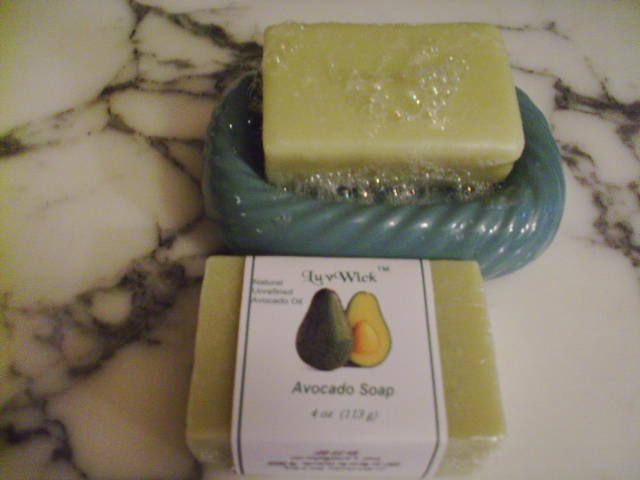 Natural Moisturizing Avocado Soap   Handmade 4.5 oz. Bar  