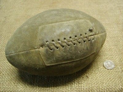 Vintage Mini Leather Football  Antique Sports Old Ball  