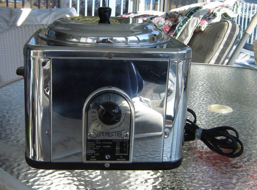 VINTAGE DEEP FRYER SUPER ELECTRIC  