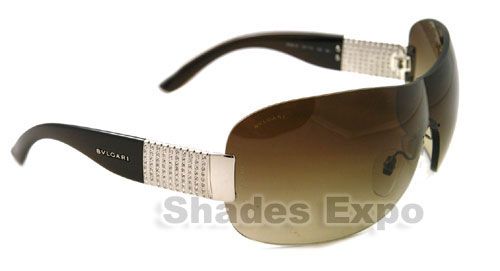 NEW BVLGARI SUNGLASS BV 6030B BROWN 341/13 6030 BULGARI  