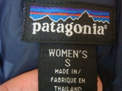 VINTAGE PATAGONIA BURGANDY PADED MOUNTAIN PARKA SZ WOMENS SMALL 