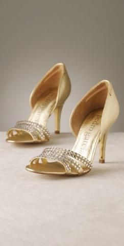 NIB Pedro Garcia Megan Sandal Swarovski Crystal Gold 38  